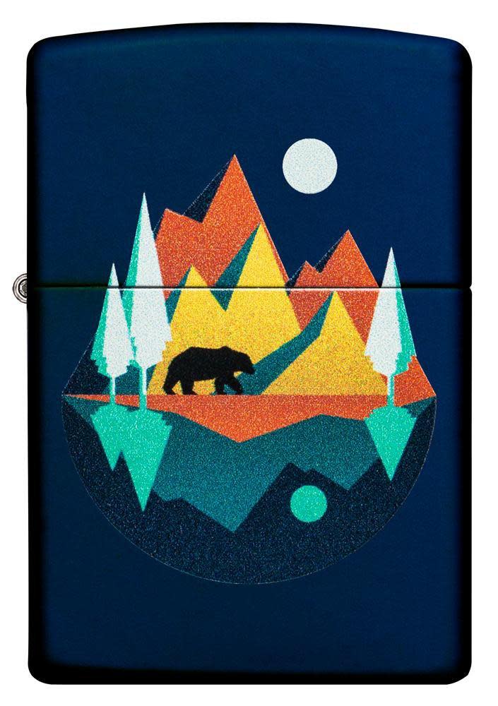 Geometric Bear and Mountains Design - Image 6